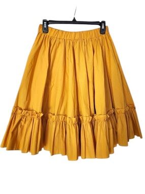 Vintage Swing Skirt in Mustard Yellow